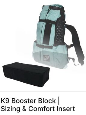 K9 Bolster Block Sizing and Comfort Insert Size Large